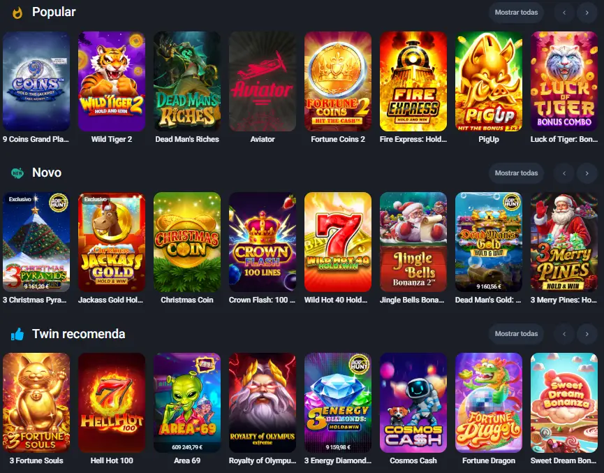 twin casino slots