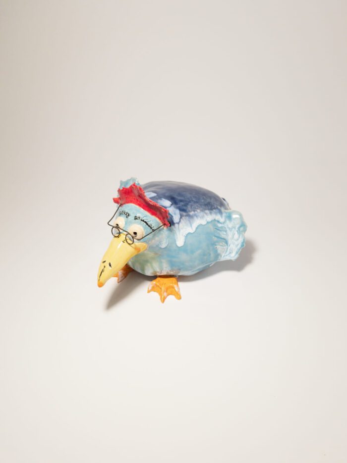 Keramik Tiere - Paradiesvogel XL - Deko