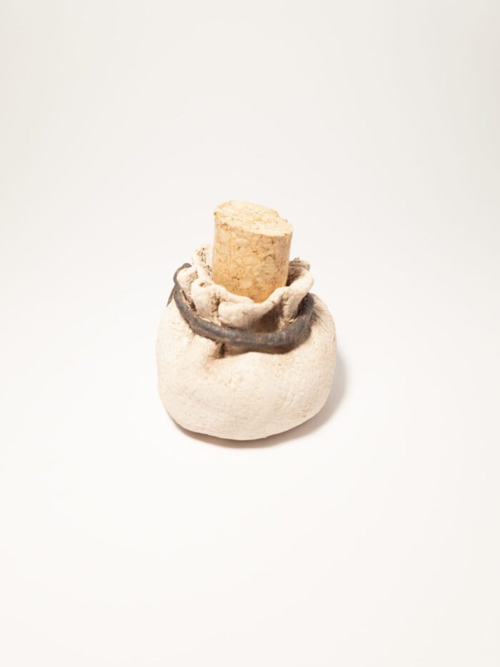 Keramik Deko - Geldsack - Handgemacht - klein