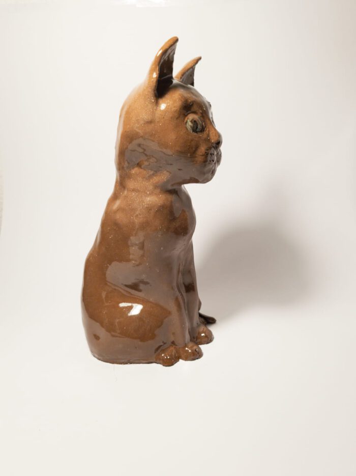 Keramik Katze- Deko - XL -Handgemacht
