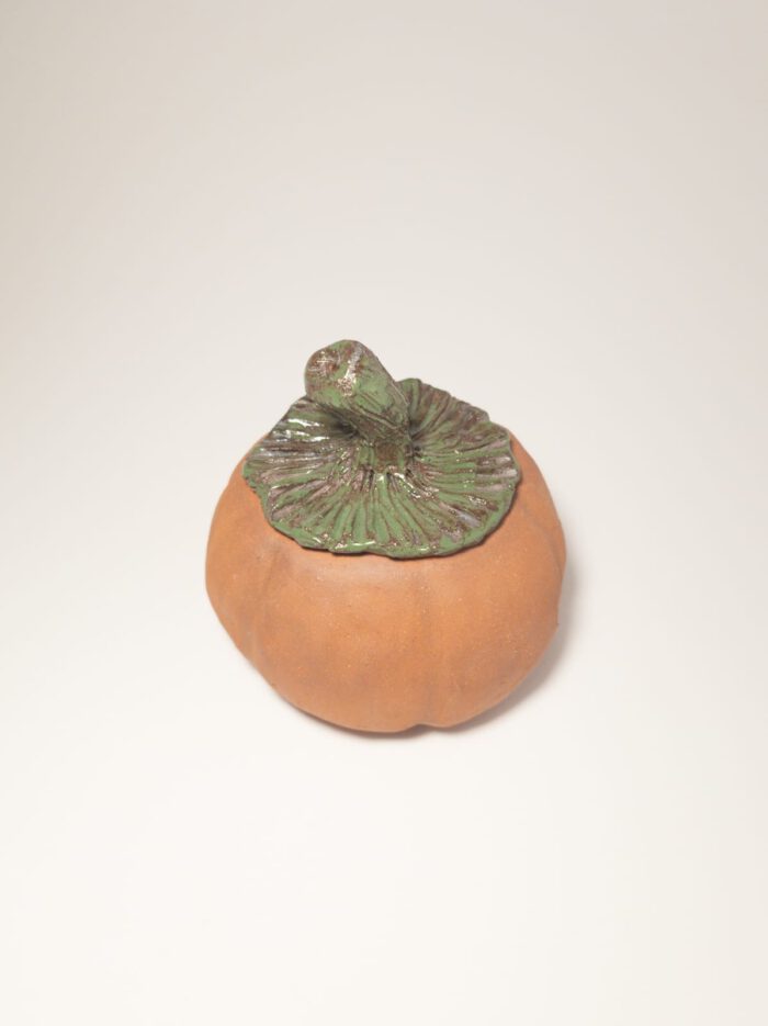 Keramik Kürbis L - Handgemacht - Herbstdeko