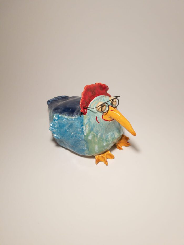 Keramik Tiere - Paradiesvogel - XL - Deko