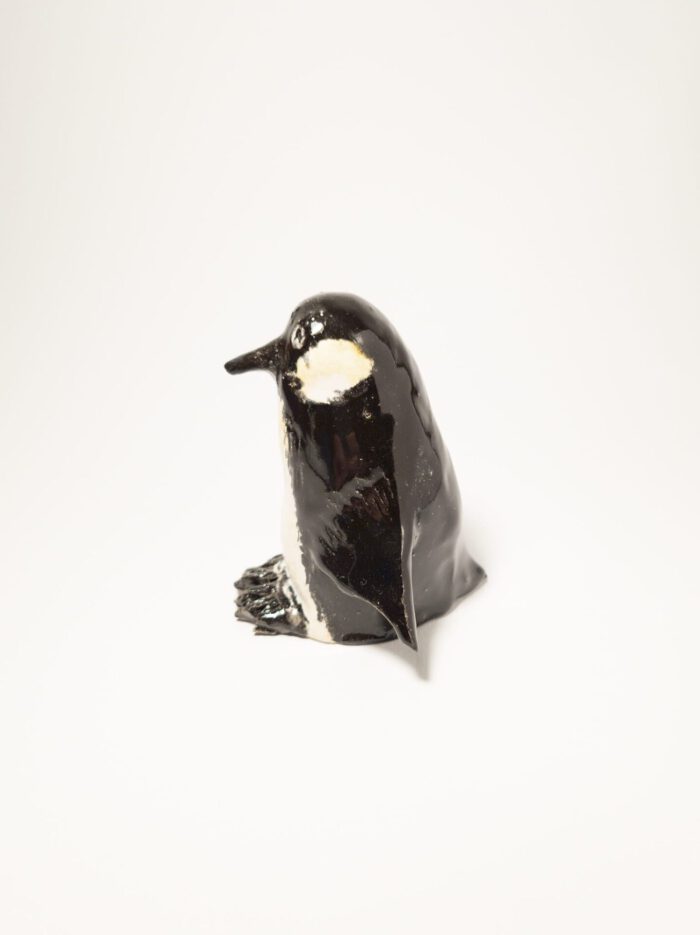 Keramik Pinguin - Handgemacht - Deko