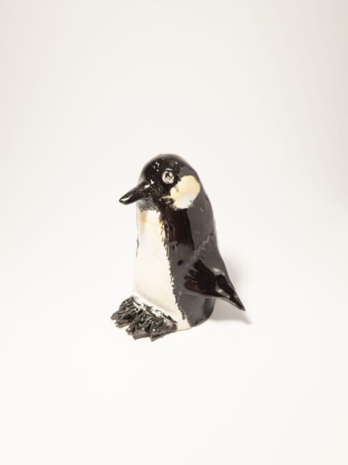 Keramik Pinguin - Handgemacht - Deko - S