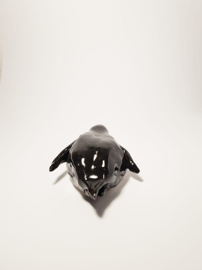 Keramik Pinguin - Handgemacht - Deko