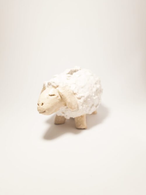 Keramik Tiere - Schaf - Handgemacht - Sparen