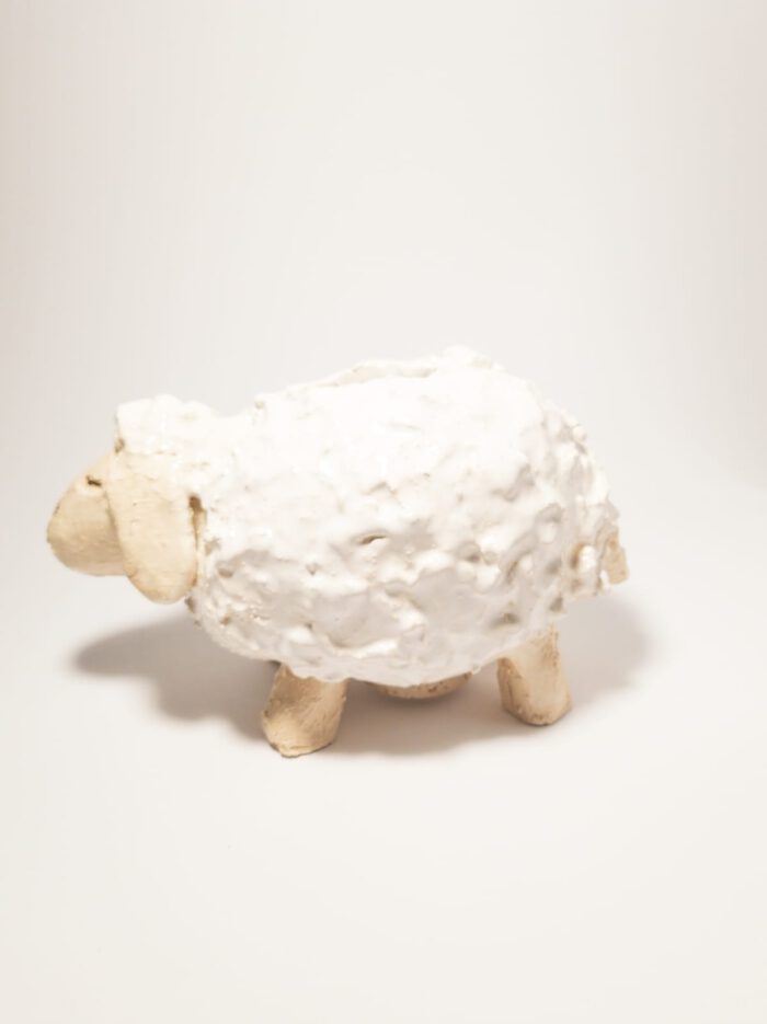 Keramik Tiere - Schaf - Handgemacht - Sparen