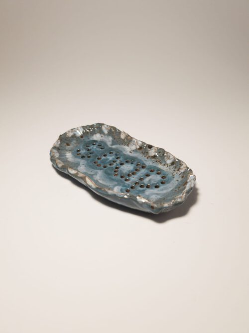 Keramik Seifenschale - Handgemacht - Soap - blau