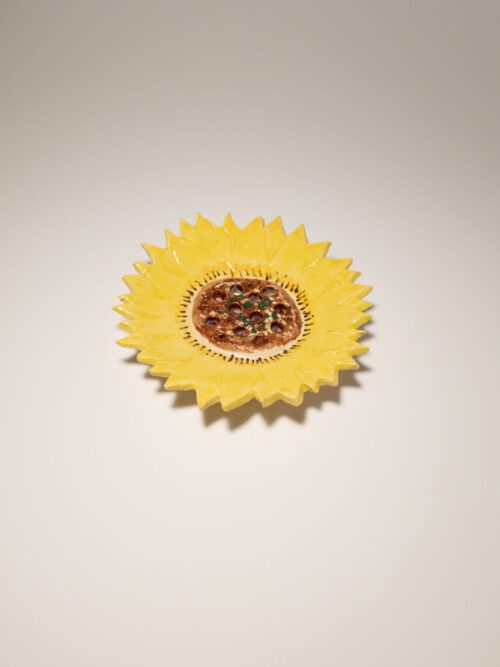 Keramik Seifenschale - Handgemacht - S - Sonnenblume